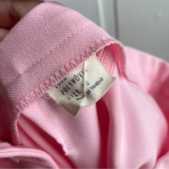 Vintage 70s Bubblegum Pink Dagger Collar Leisure Suit, 4-Pocket Jacket - Picture 11 of 11